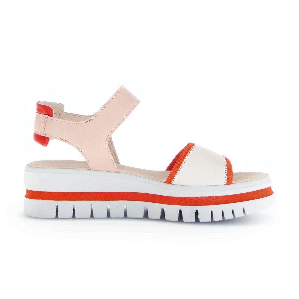 Sandale met plateauzool multicolour