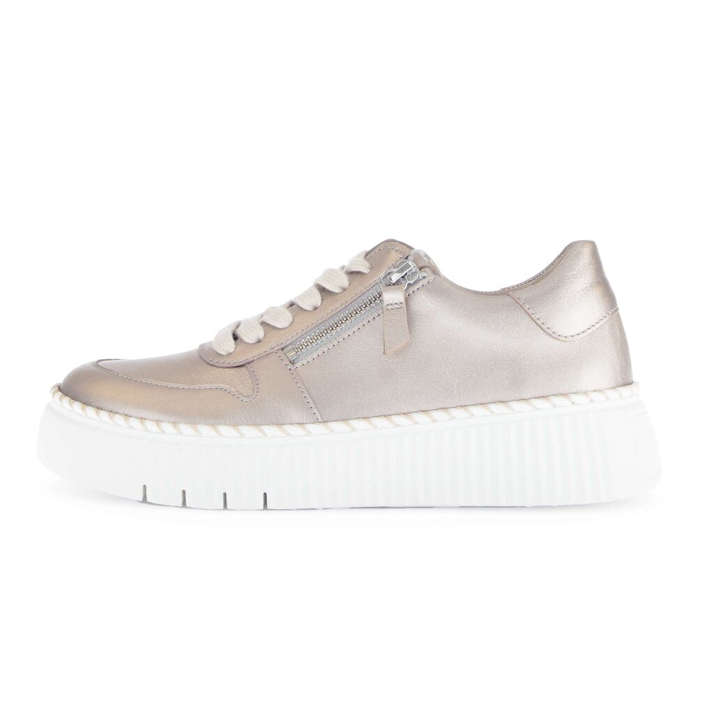Lage sneaker beige