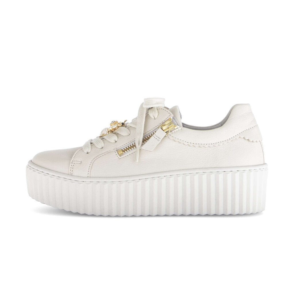 Lage sneaker beige