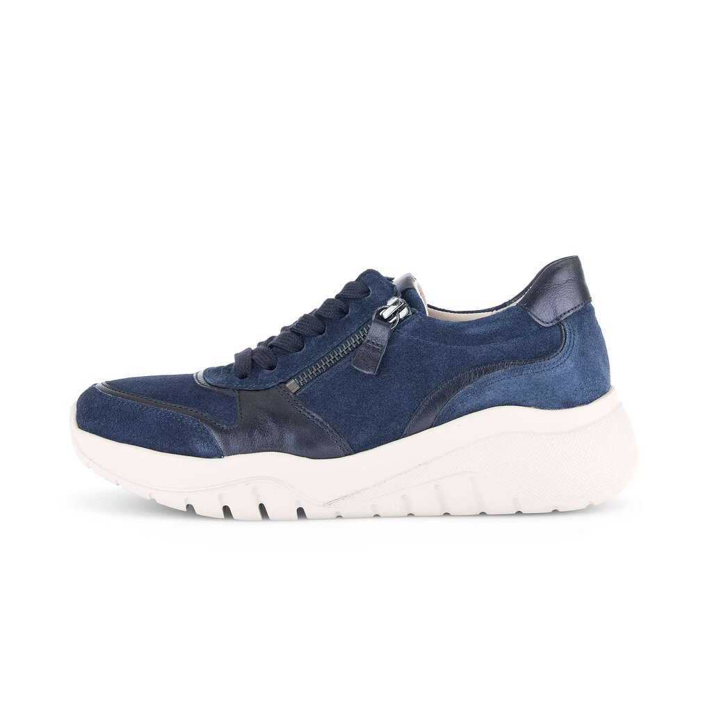 Lage sneaker blauw