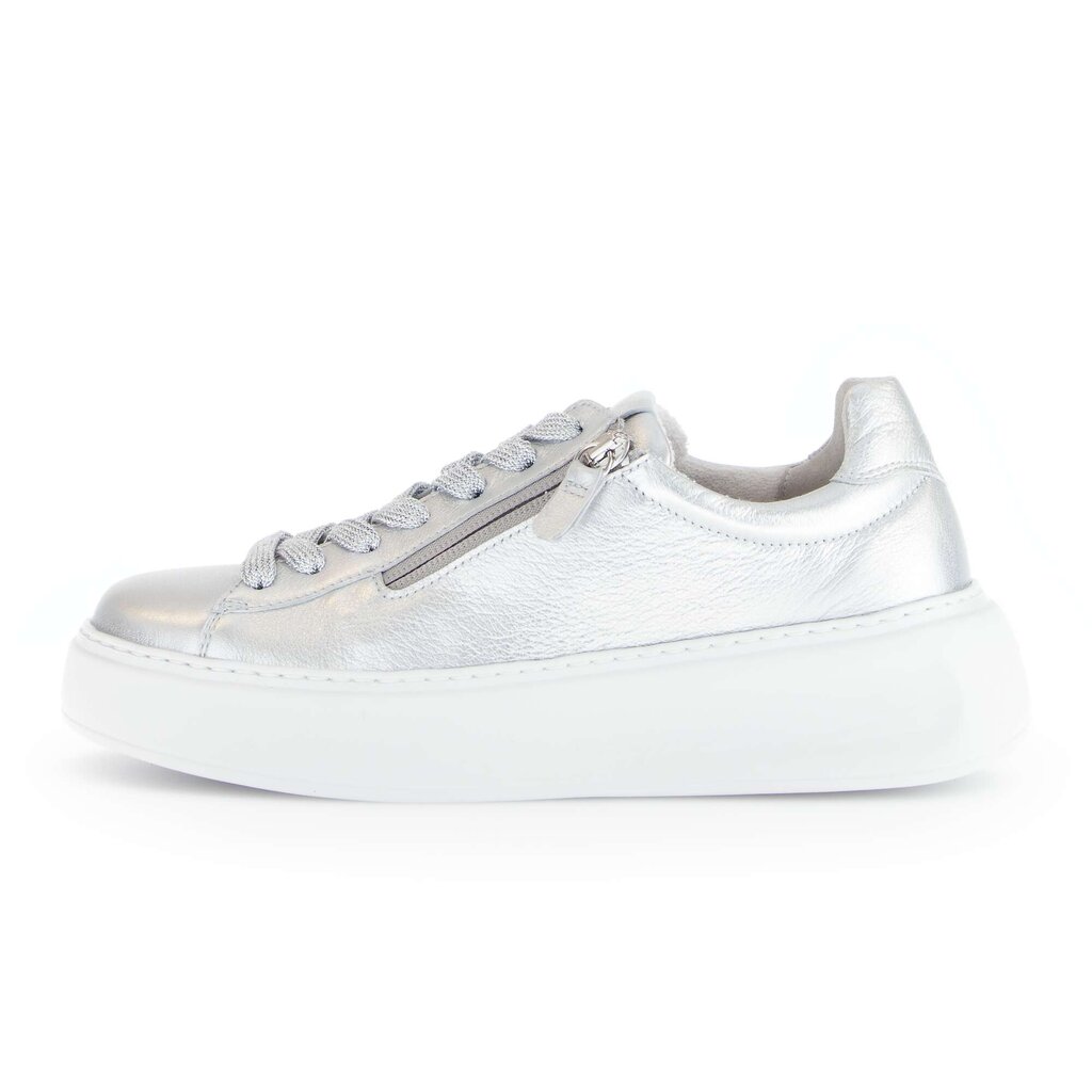 Lage sneaker zilver