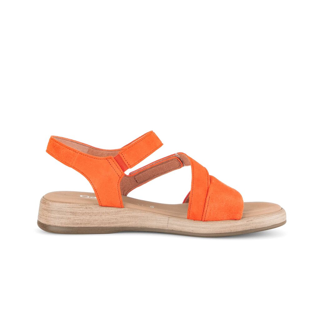 Sandal met riempjes oranje