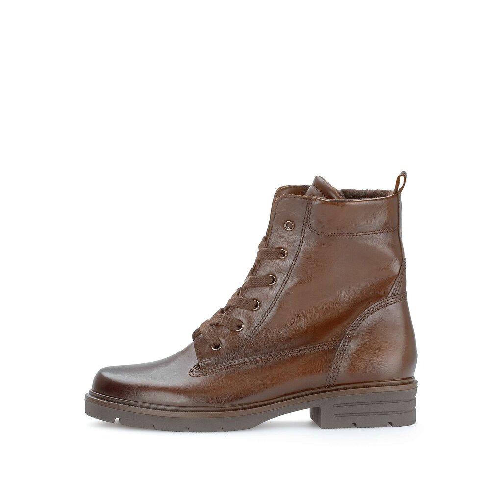 Enkellaarsjes met veter bruin