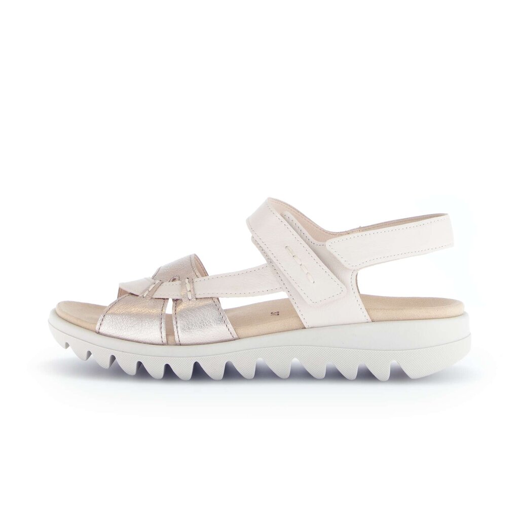Sandal met riempjes rose