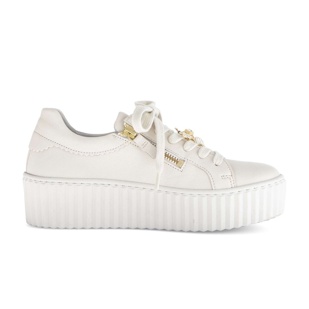 Lage sneaker beige