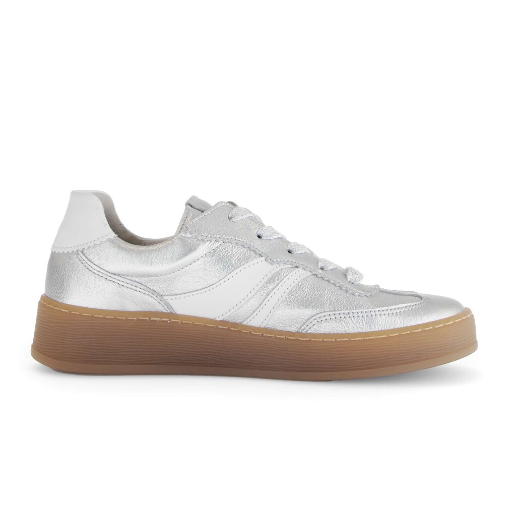 Lage sneaker zilver