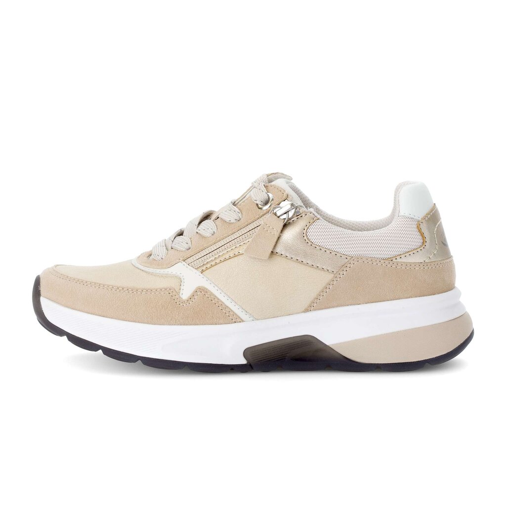 Lage sneaker beige