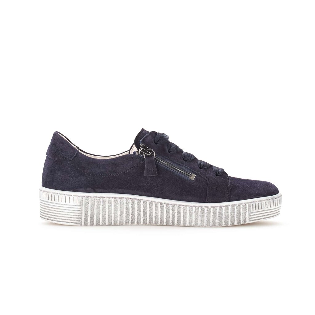 Lage sneaker blauw
