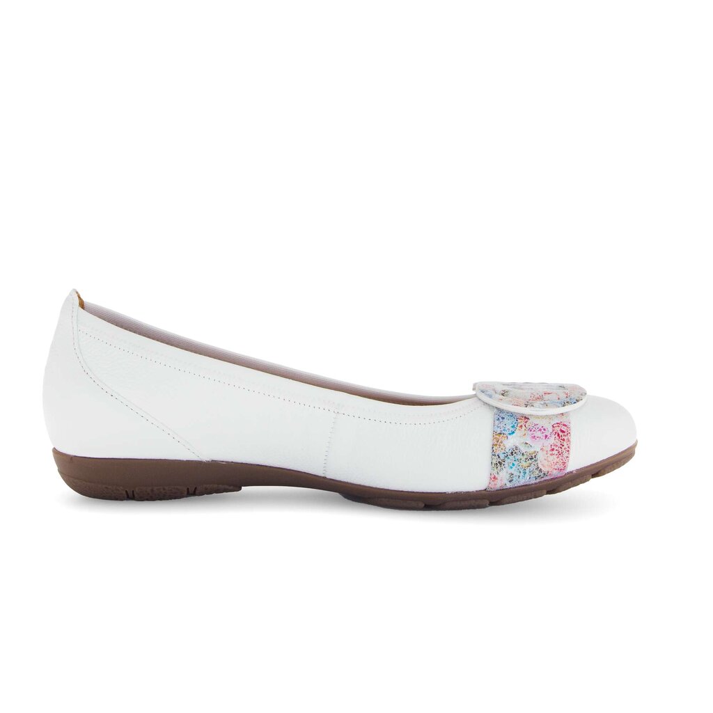 Sportieve ballerina wit