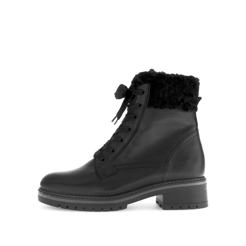 Winter enkellaarsje zwart