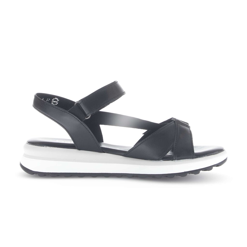 Sandal met riempjes zwart