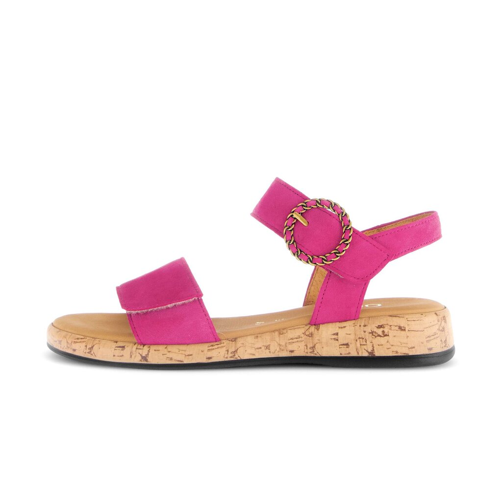 Sandal met riempjes roze