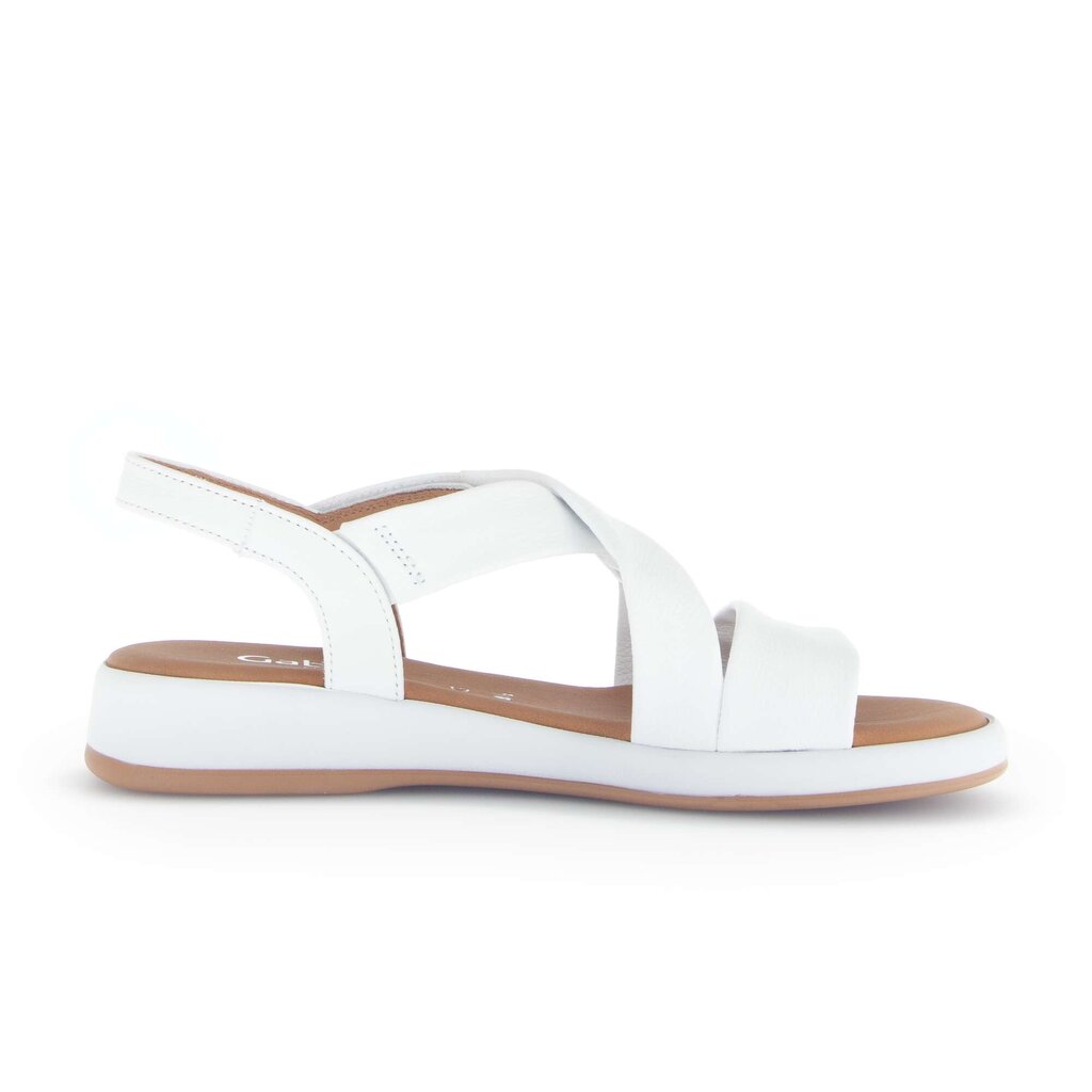 Sandal met riempjes wit