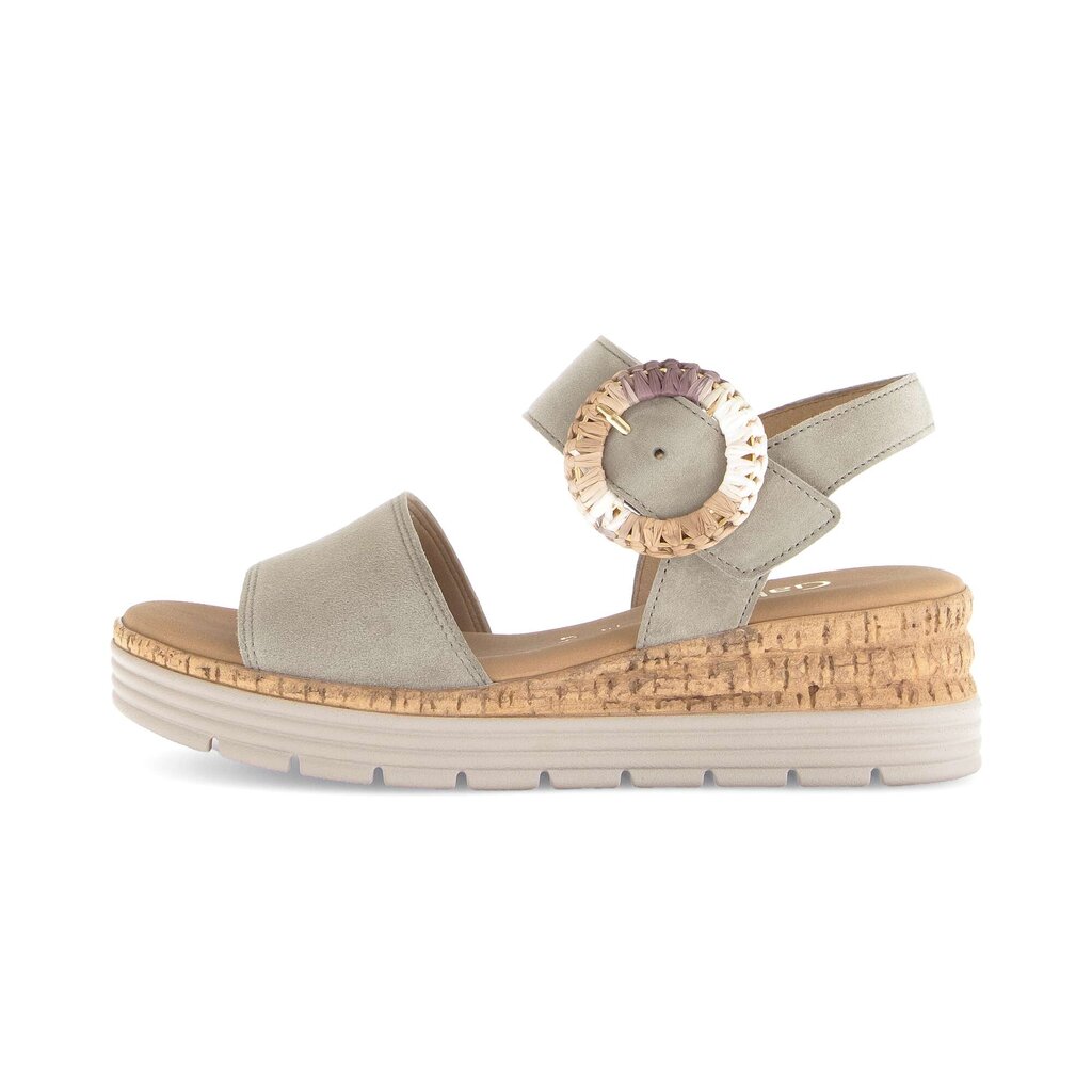 Sandal met riempjes groen