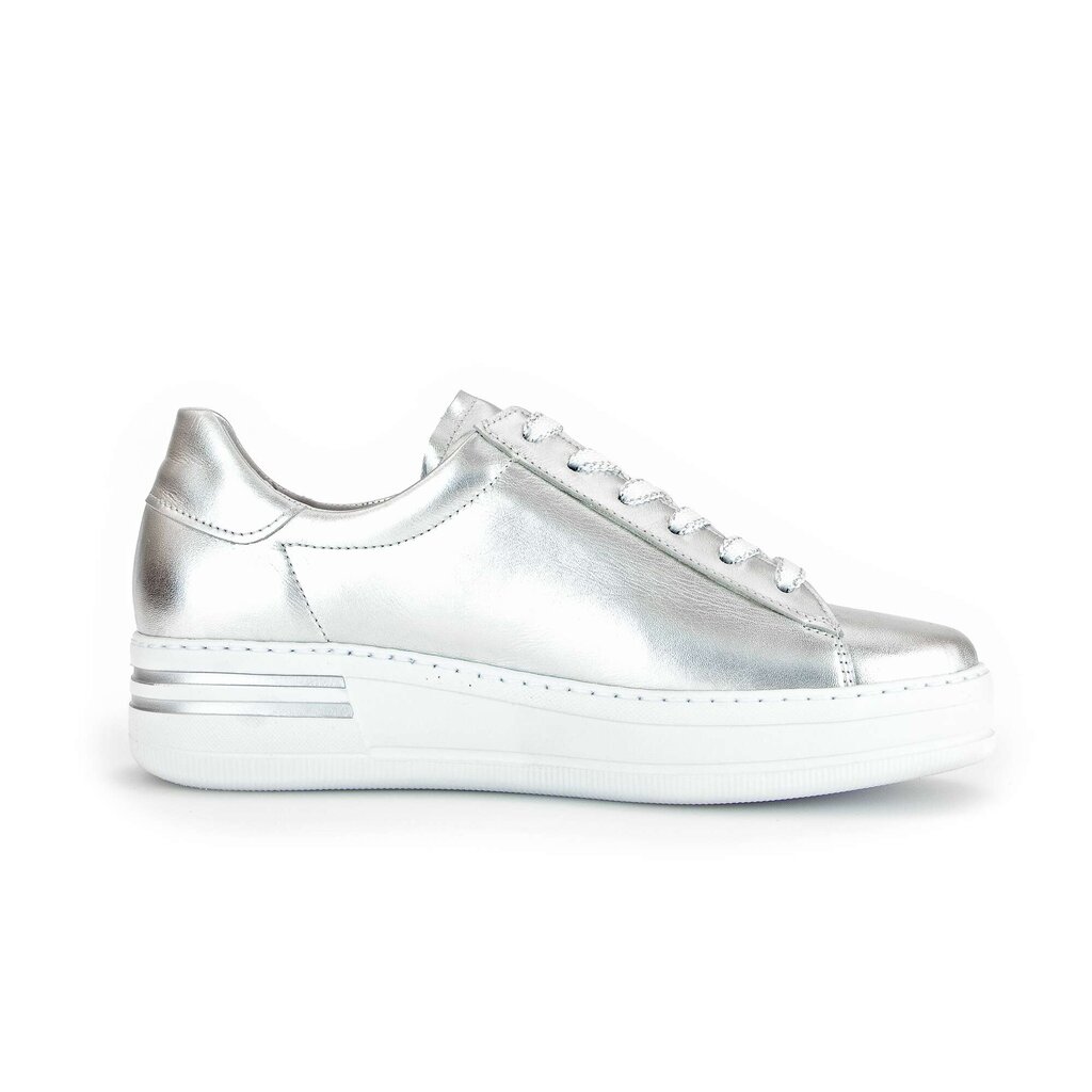 Lage sneaker zilver