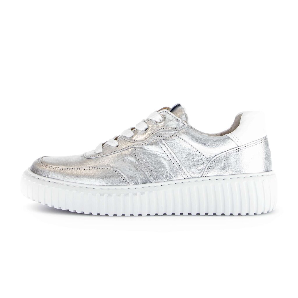 Lage sneaker zilver
