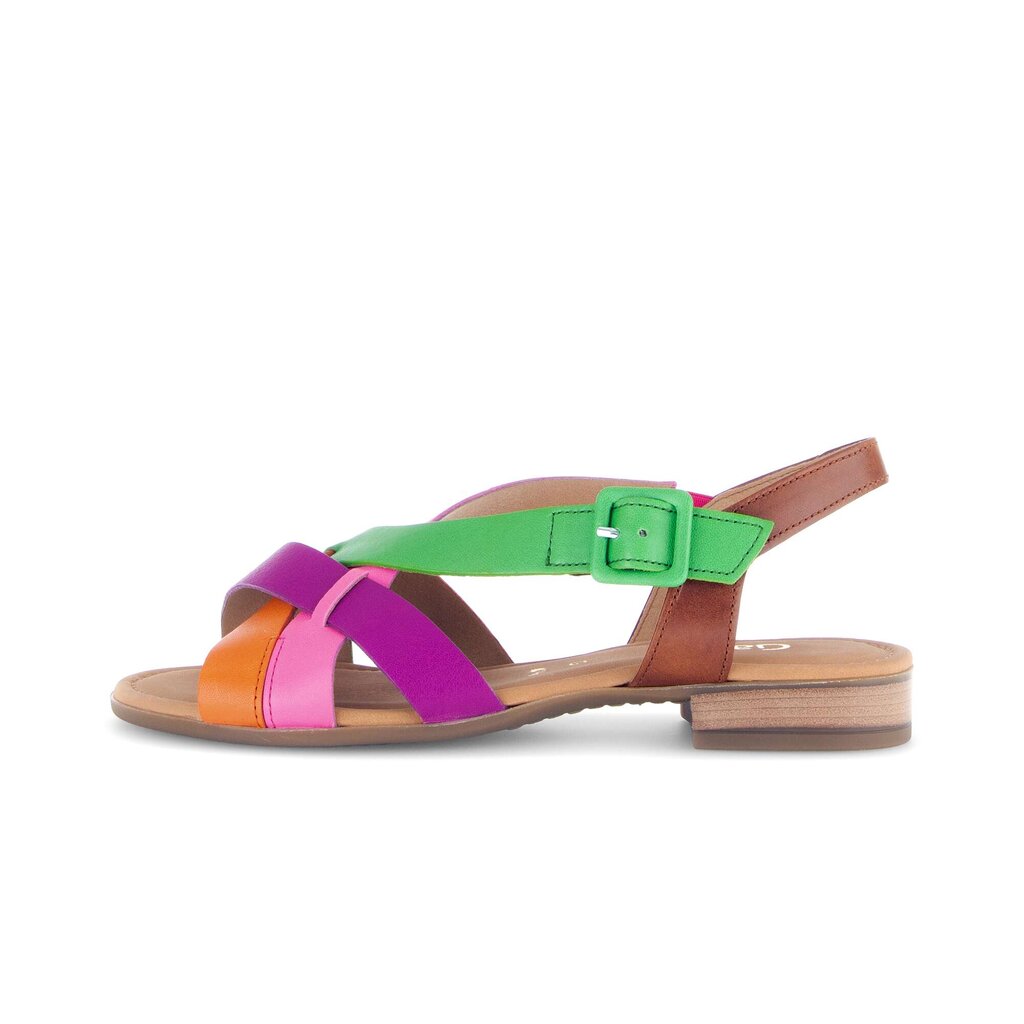 Sandal met riempjes multicolour