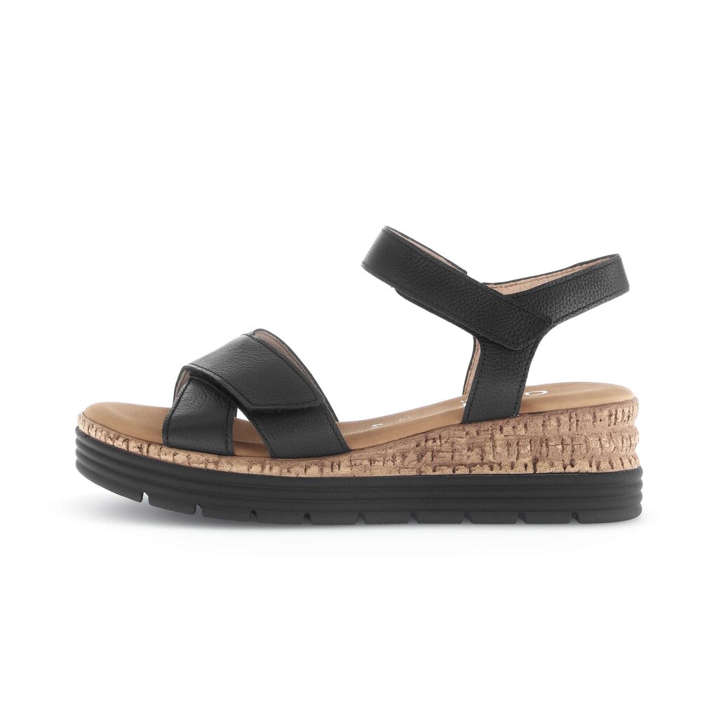 Sandal met riempjes zwart