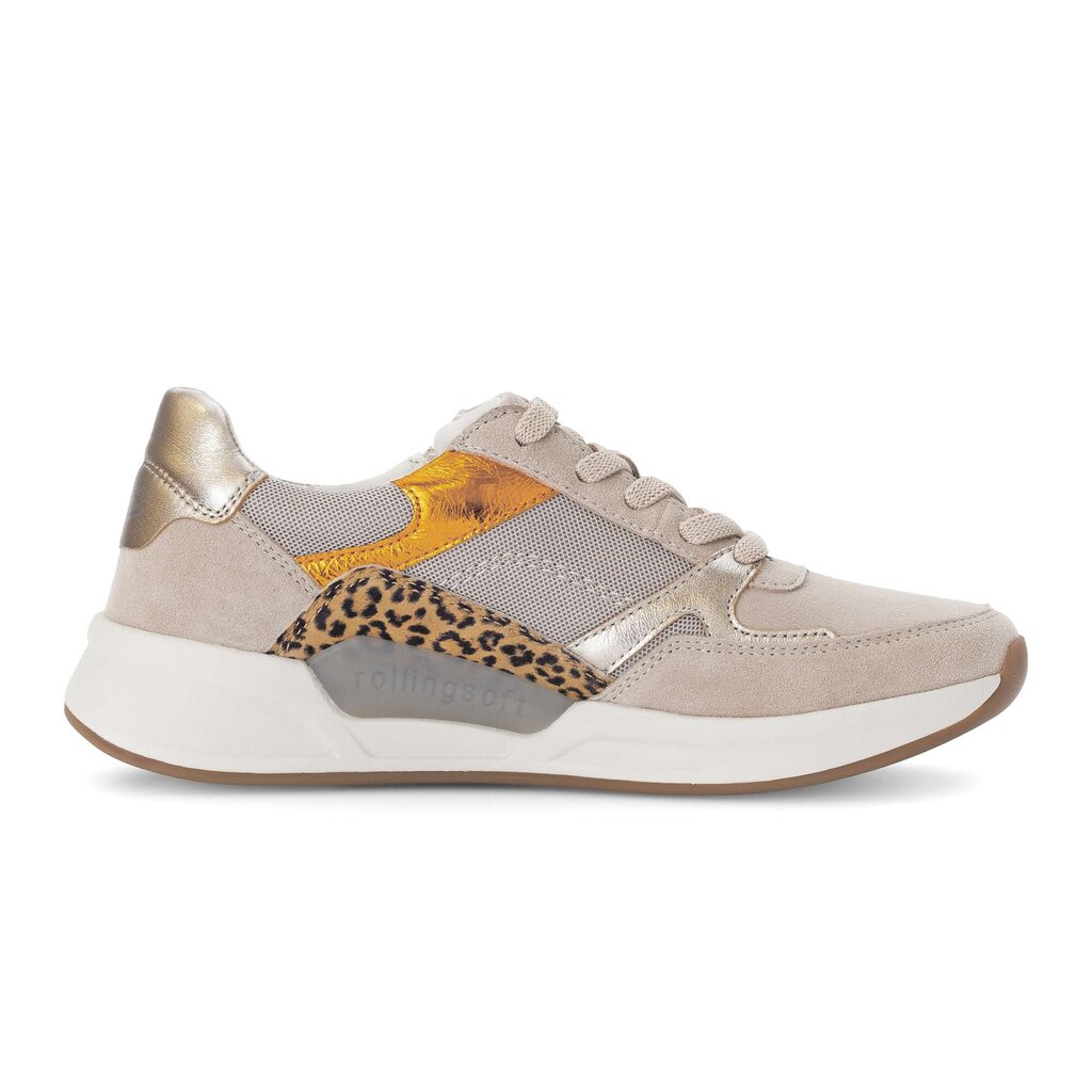 Lage sneaker beige