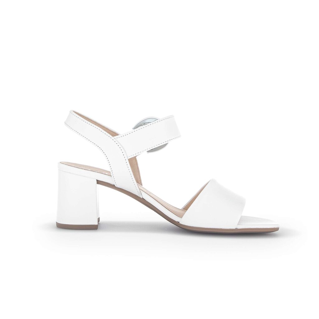 Sandal met riempjes wit