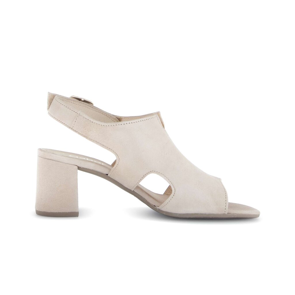 Sandal met riempjes beige