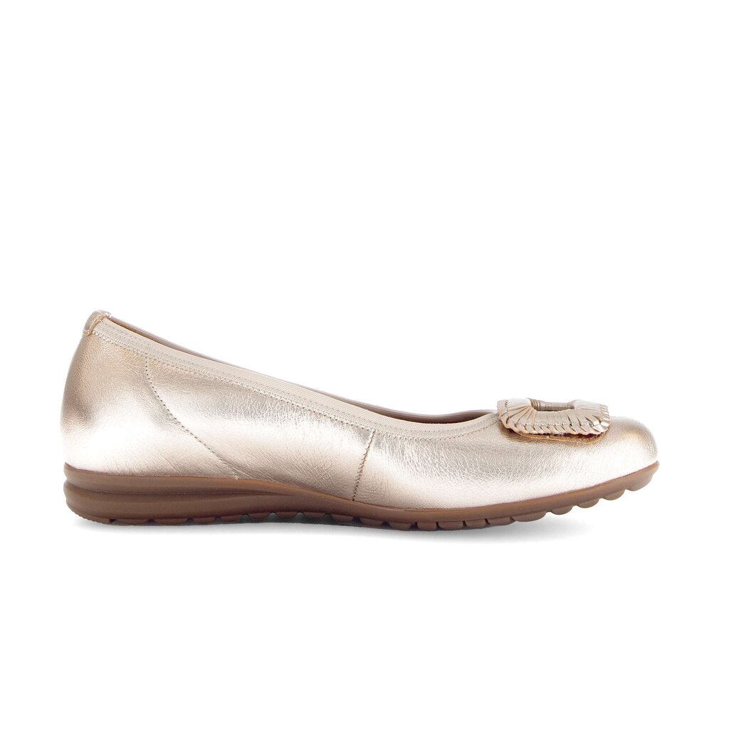 Sportieve ballerina goud