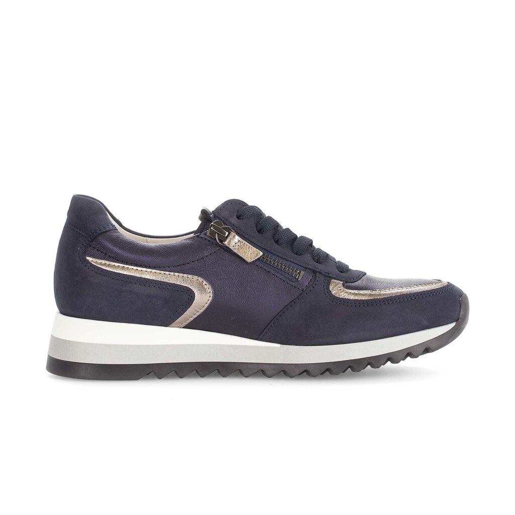 Lage sneaker blauw
