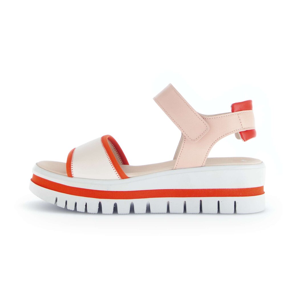 Sandale met plateauzool multicolour