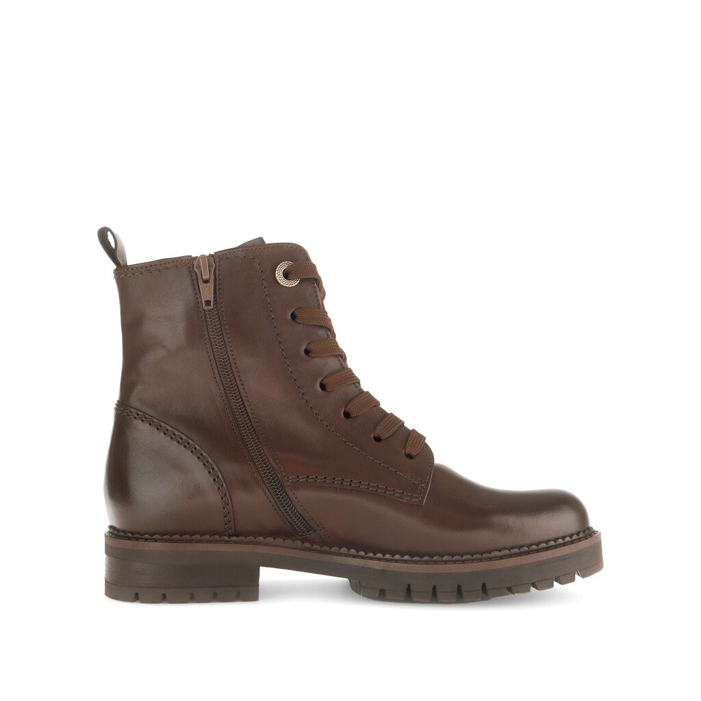 Enkellaarsjes met veter bruin