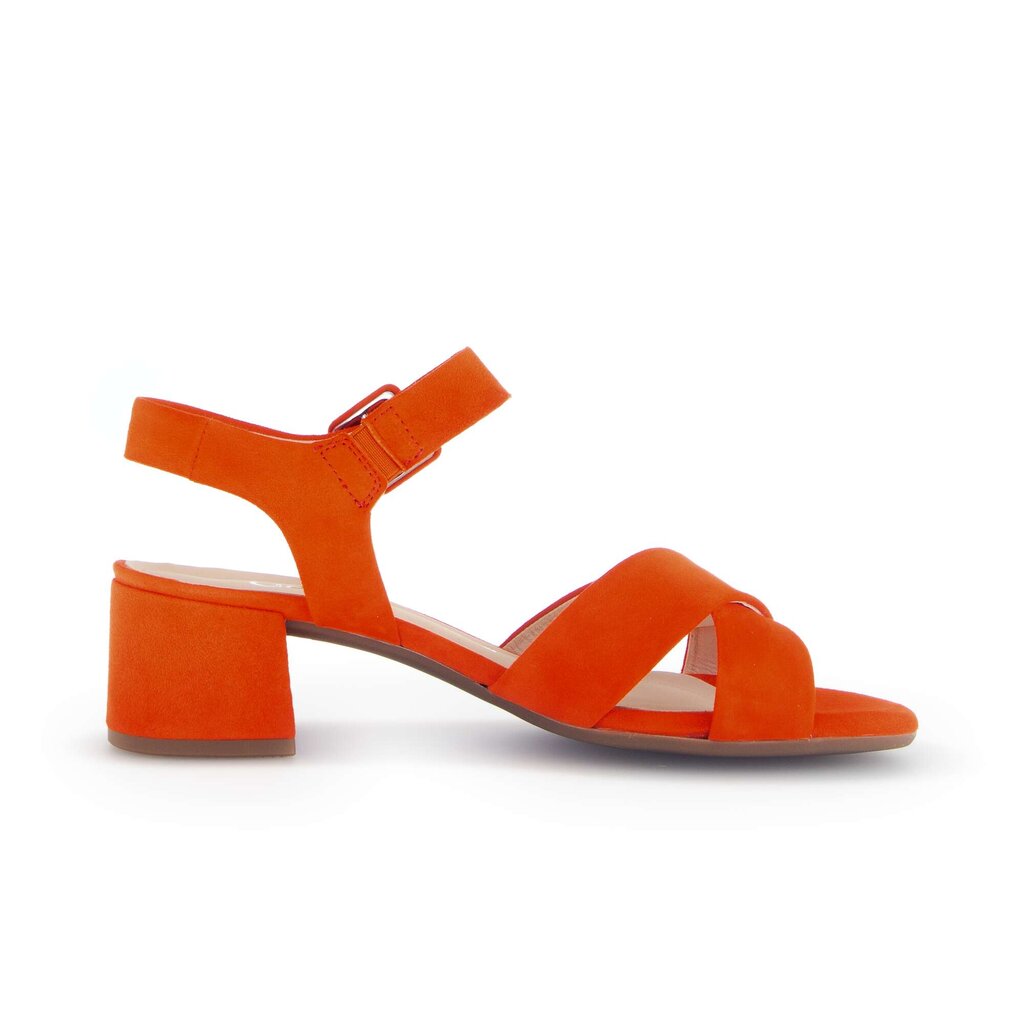 Sandal met riempjes oranje