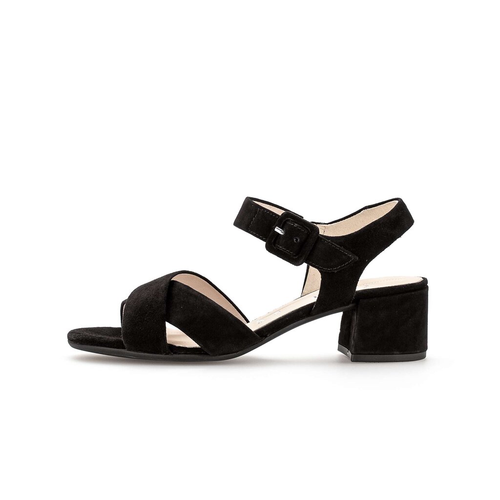 Sandal met riempjes zwart