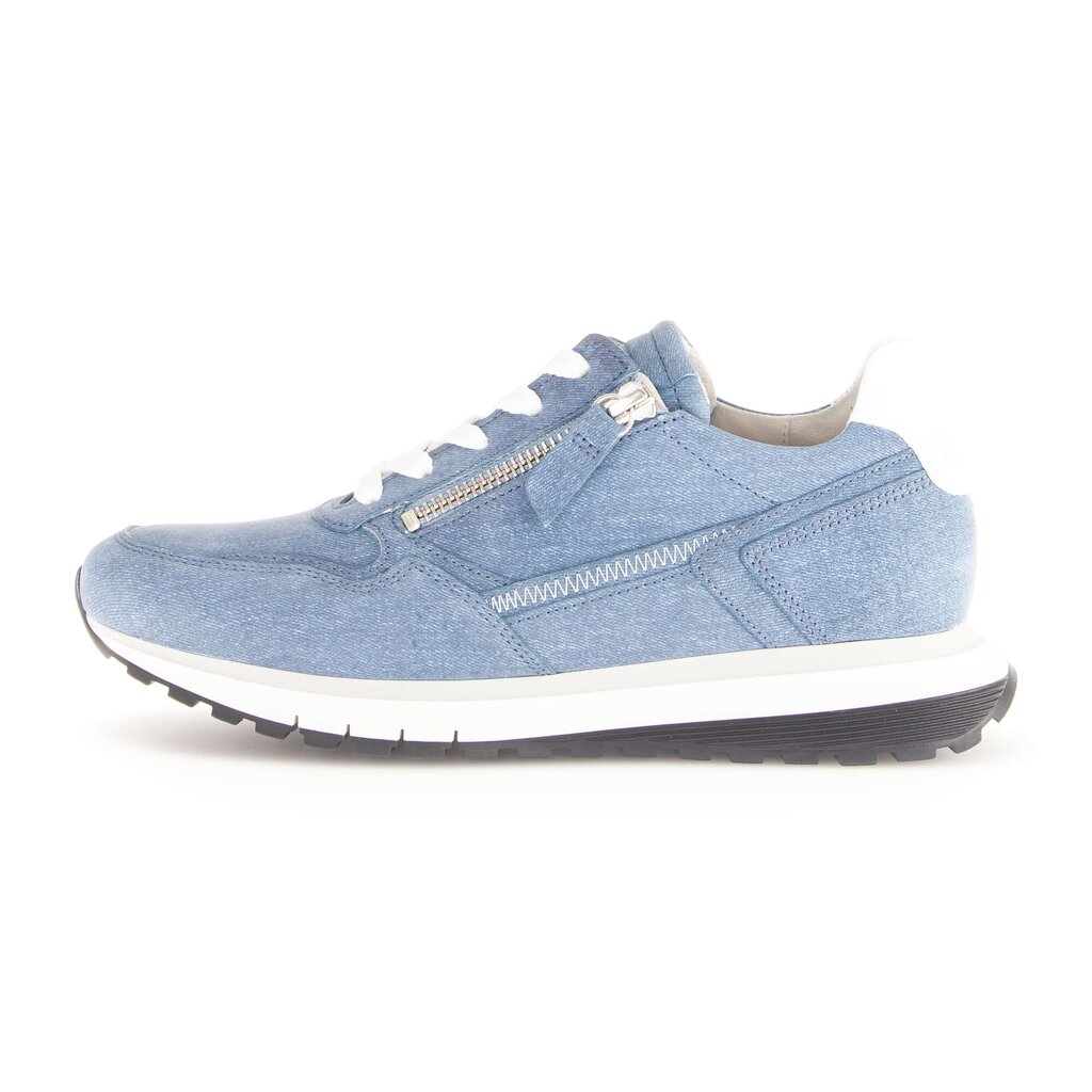 Lage sneaker blauw