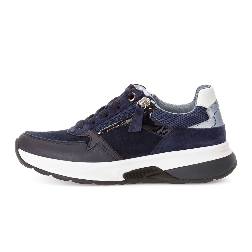 Lage sneaker blauw