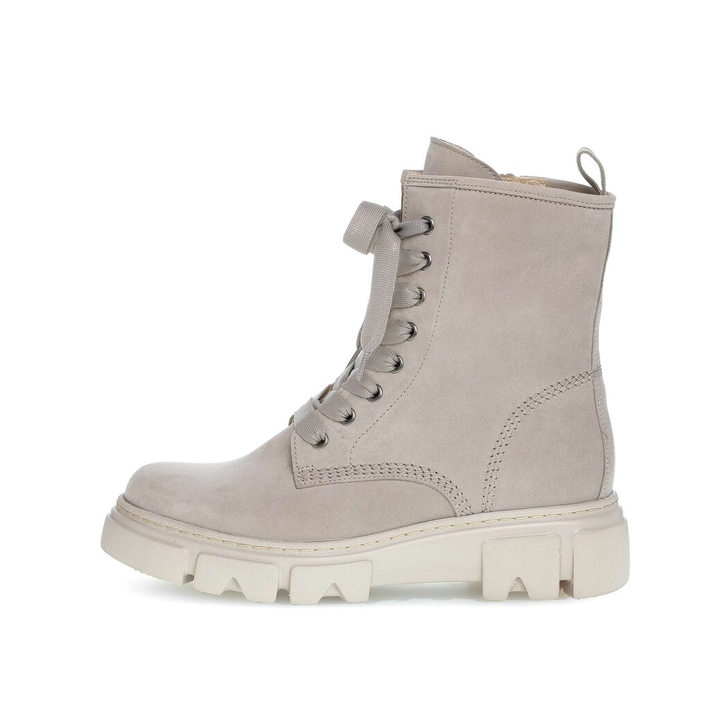 Enkellaarsjes met veter grijs