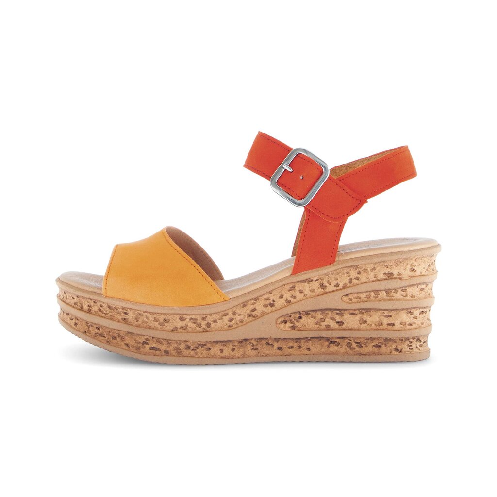 Sandaleno met sleehak multicolour