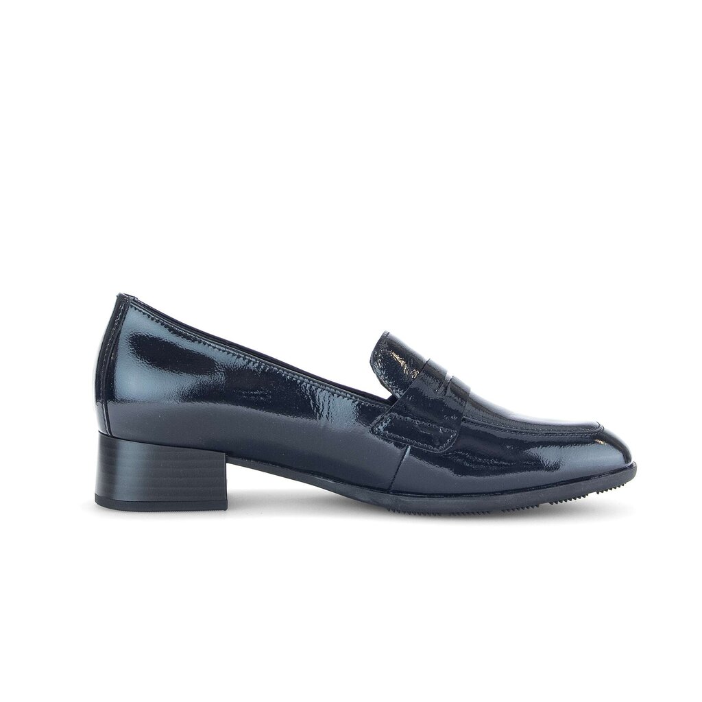 Hoogfrontpump blauw