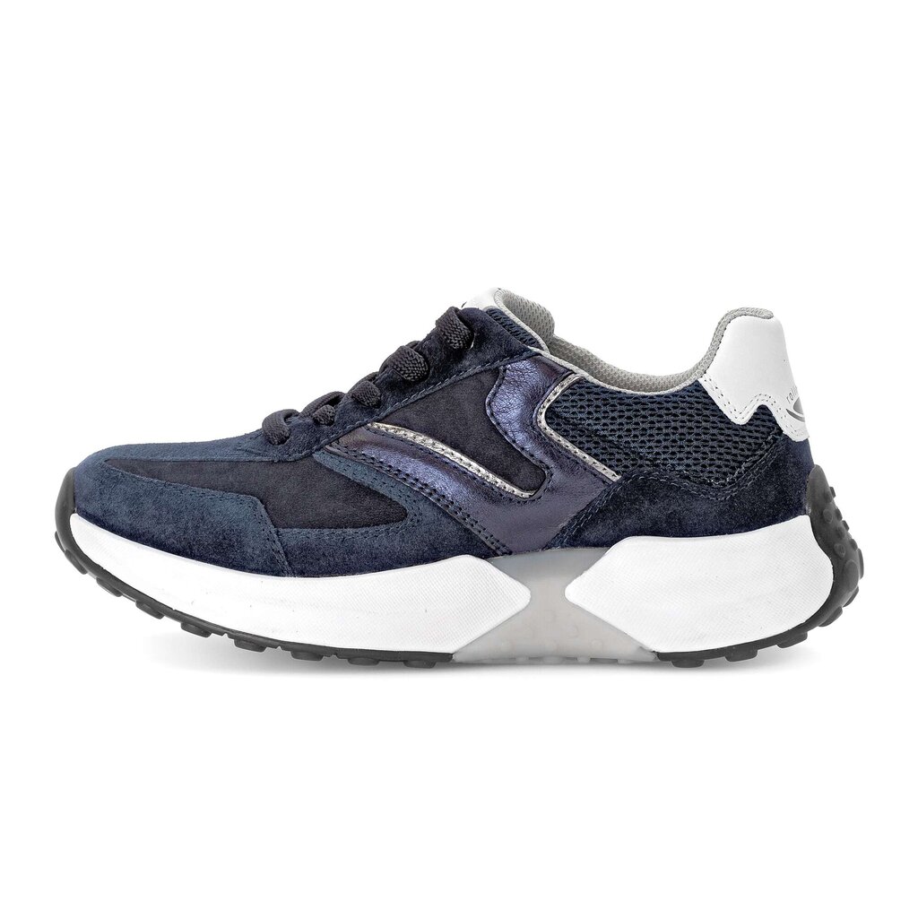 Lage sneaker blauw