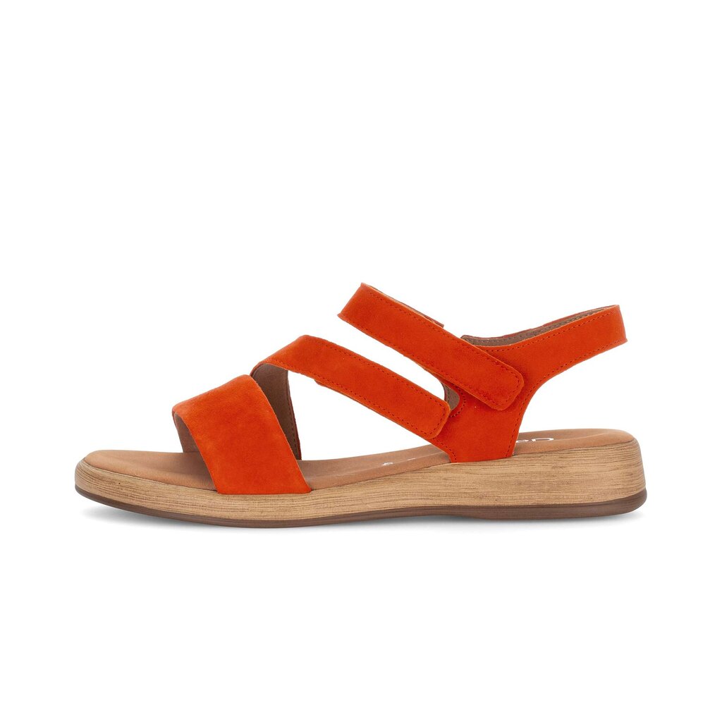Sandal met riempjes oranje