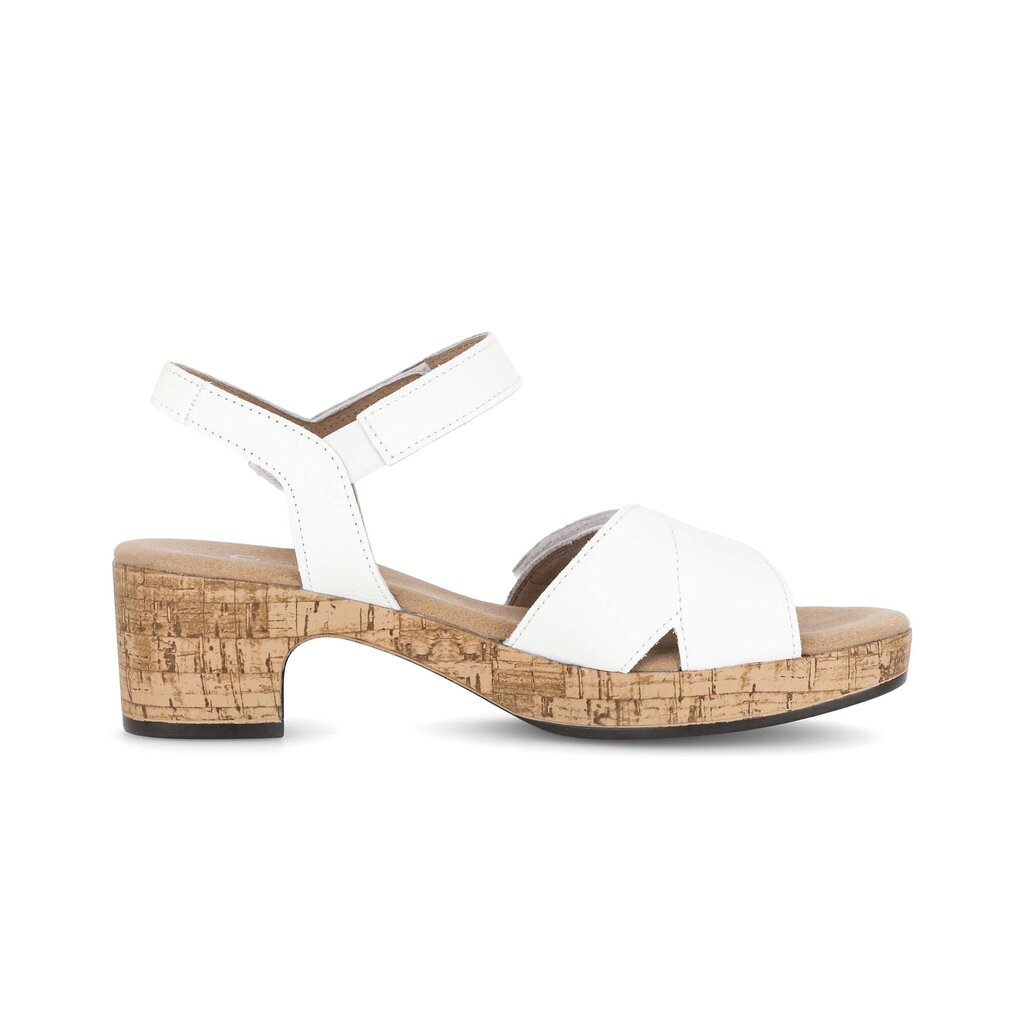 Sandal met riempjes wit