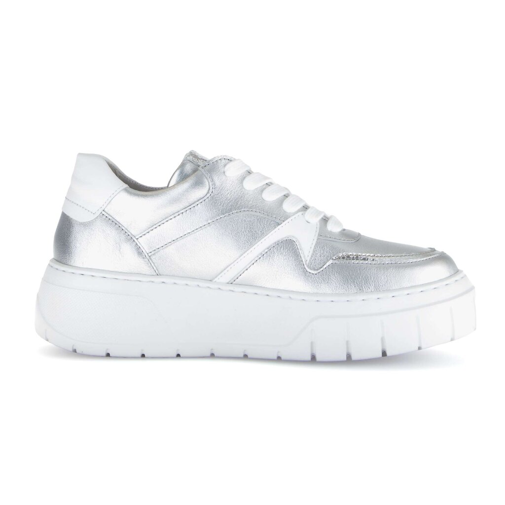 Lage sneaker zilver