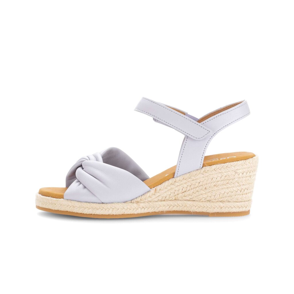 Sandaleno met sleehak blauw