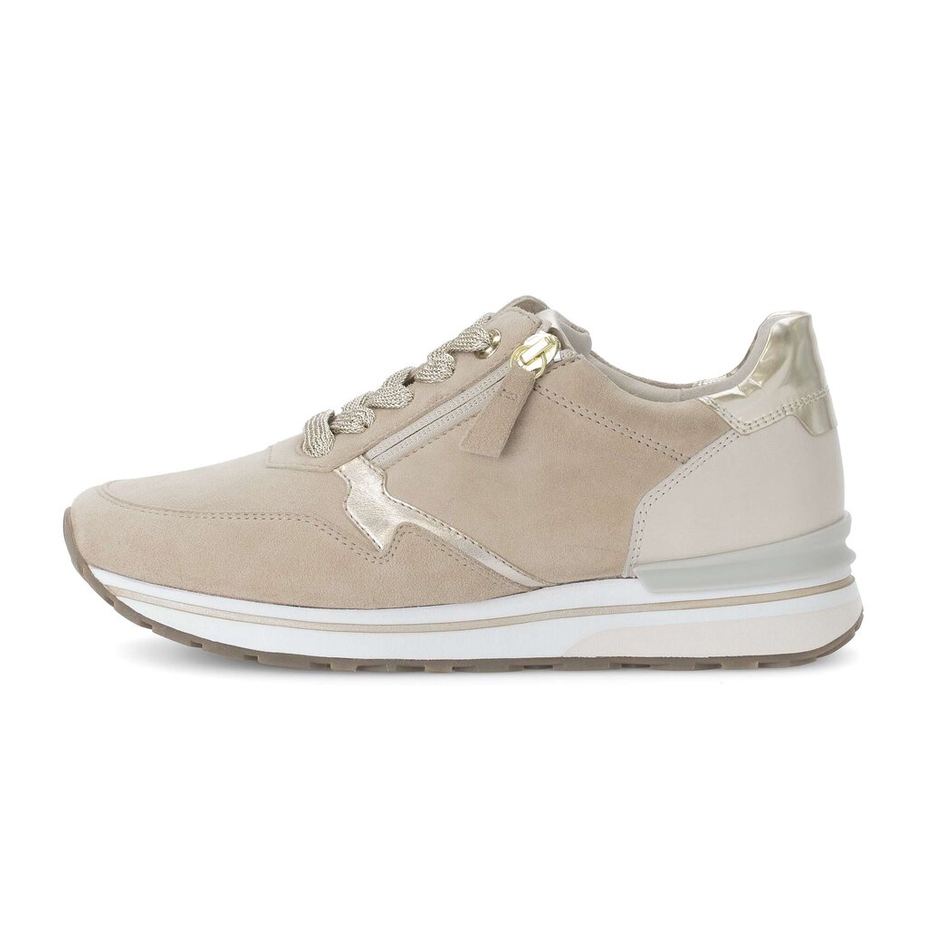 Lage sneaker beige