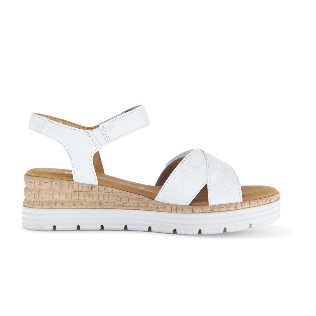 Sandal met riempjes wit