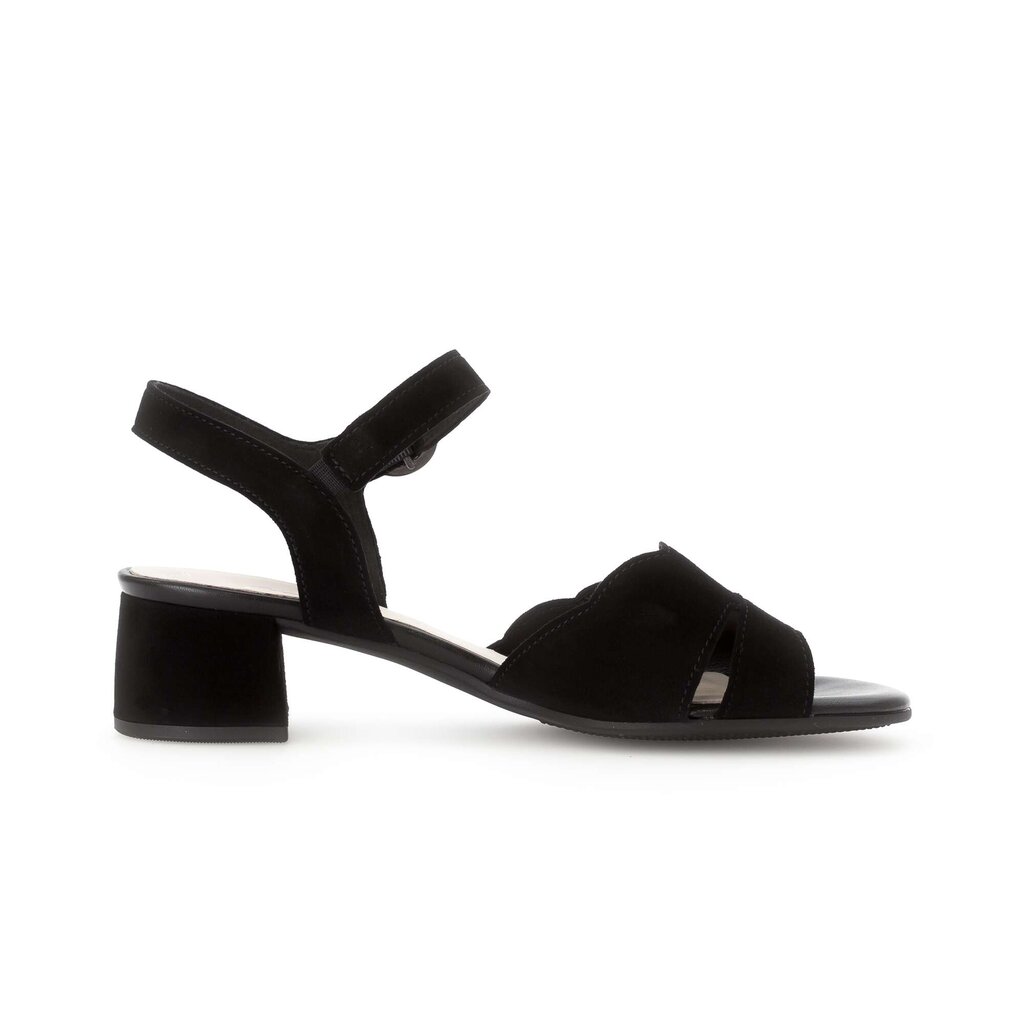 Sandal met riempjes zwart