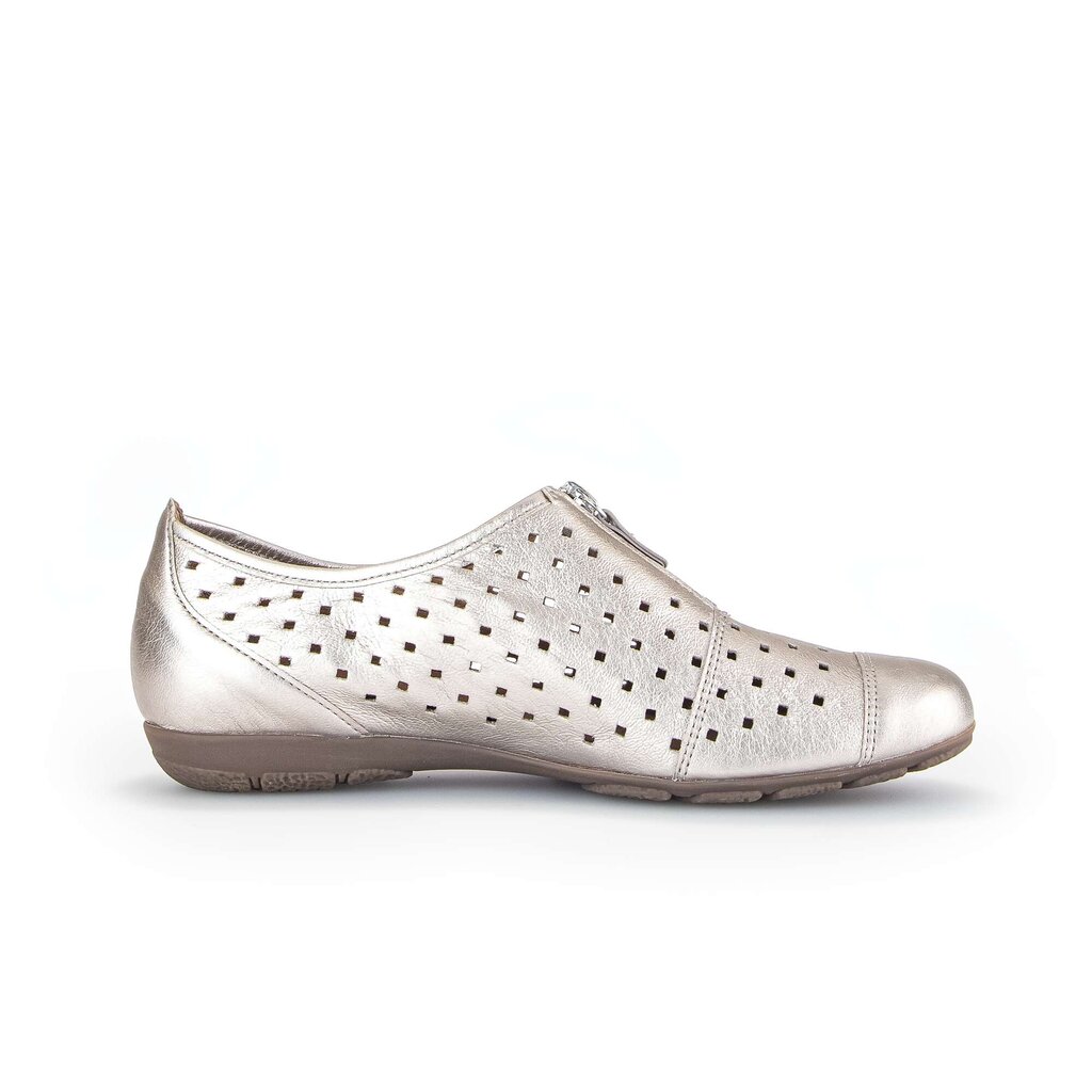 Sportieve ballerina goud