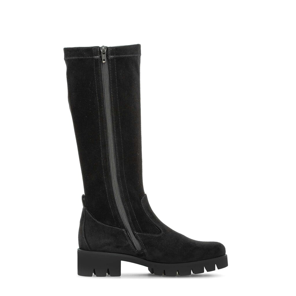 Laarzen op plateauzool zwart