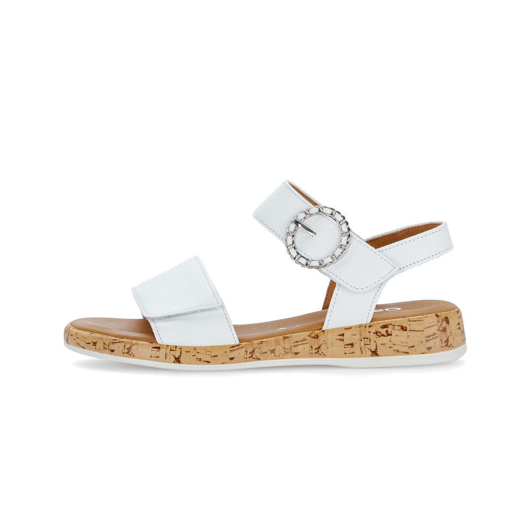 Sandal met riempjes wit