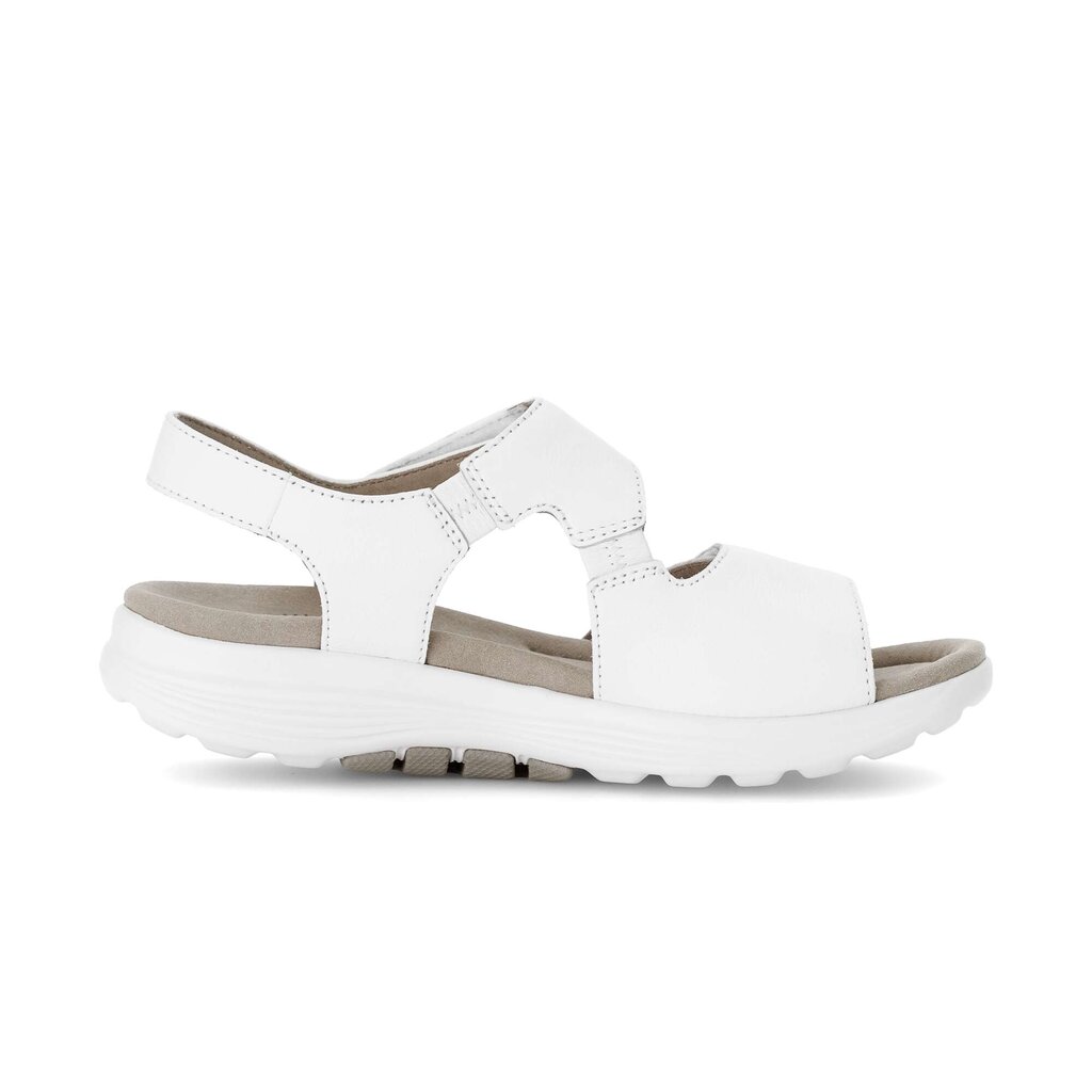 Sandal met riempjes wit