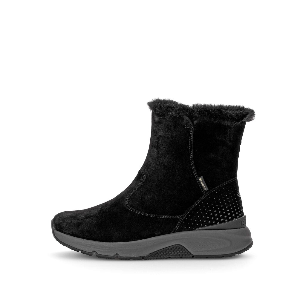 Winter enkellaarsje zwart