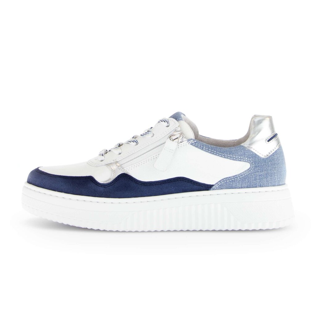 Lage sneaker blauw